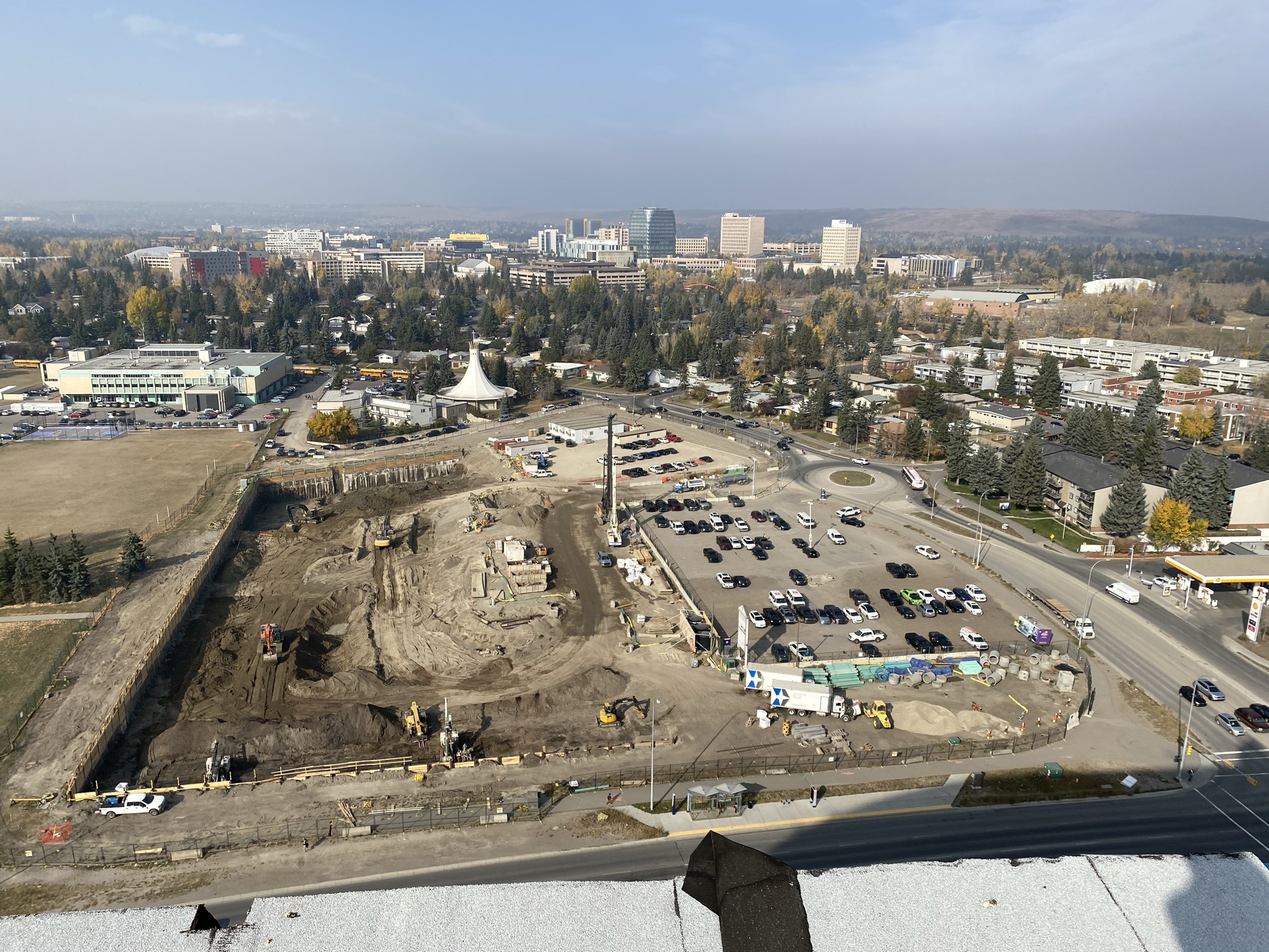 site vie from Calgary Cancer Centre